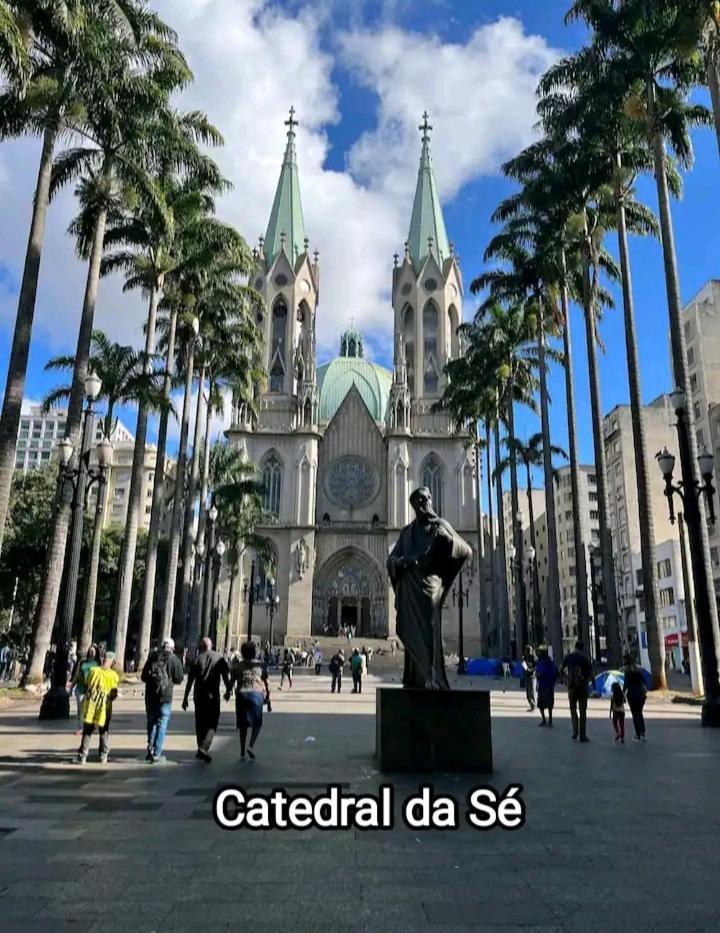 Appartamento Studio M Proximo Da 25 De Marco, Bras E Santa Efigenia Piscina No Centro De Sp Ao Lado Do Metro San Paolo Esterno foto
